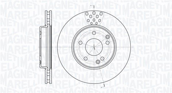 MAGNETI MARELLI Тормозной диск 361302040194